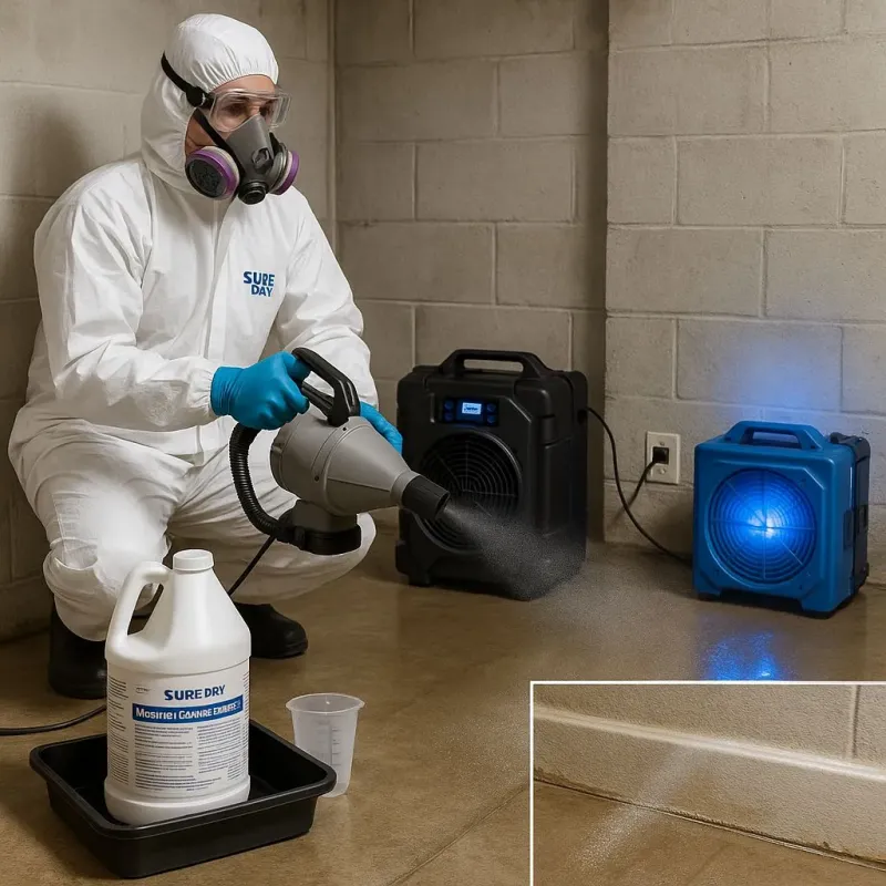 Sanitization and Odor Removal process in Greeneville, TN